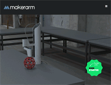 Tablet Screenshot of makerarm.com